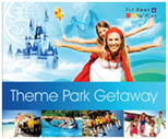Travel certificates for theme park getaway