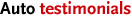 AUTO TESTIMONIALS