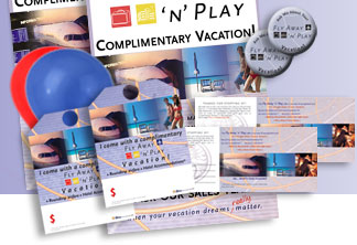 Full Colour Large Posters, Eye catching Hang Tags, Buttons and Balloons, Be-Back Cards to get your Customers to Return, Table Talkers for your sales Centres, Glossy and Eye catching brochures