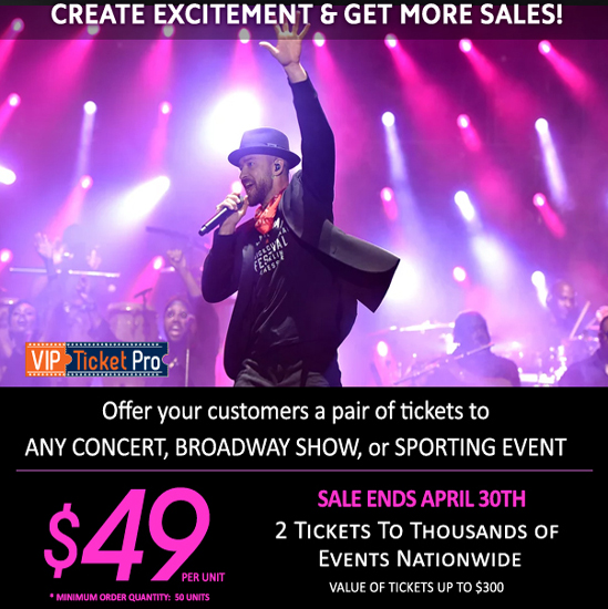 vip ticket march music 2017