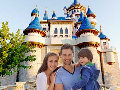 Theme park getaway